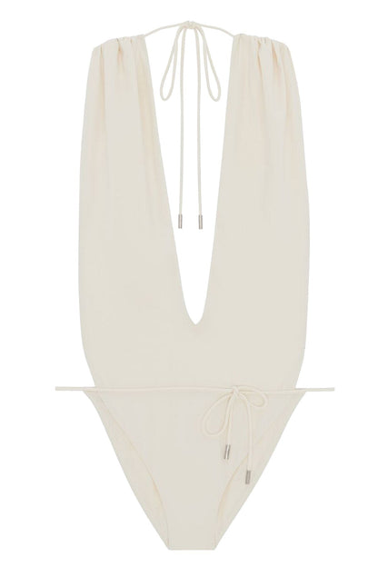 Saint Laurent Women High-Leg One-Piece Swimsuit