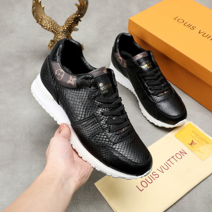 The Bags Vibe - Louis Vuitton Run Away Low Top Black Brown Sneaker