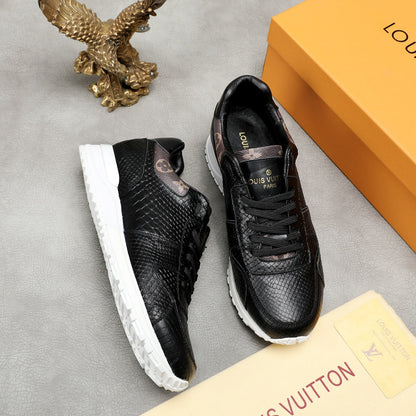 The Bags Vibe - Louis Vuitton Run Away Low Top Black Brown Sneaker