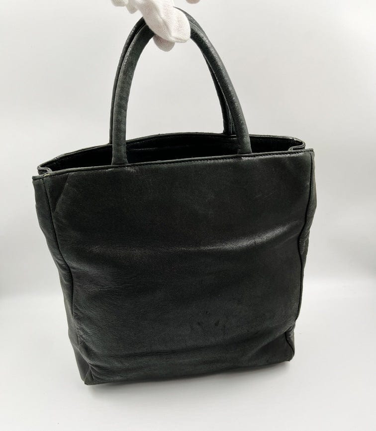 Prada Black Leather Tote