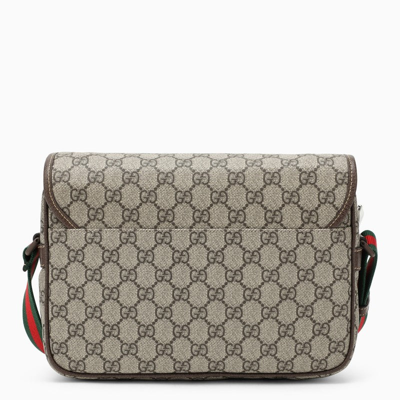 Gucci Beige Shoulder Bag In Gg Supreme Men