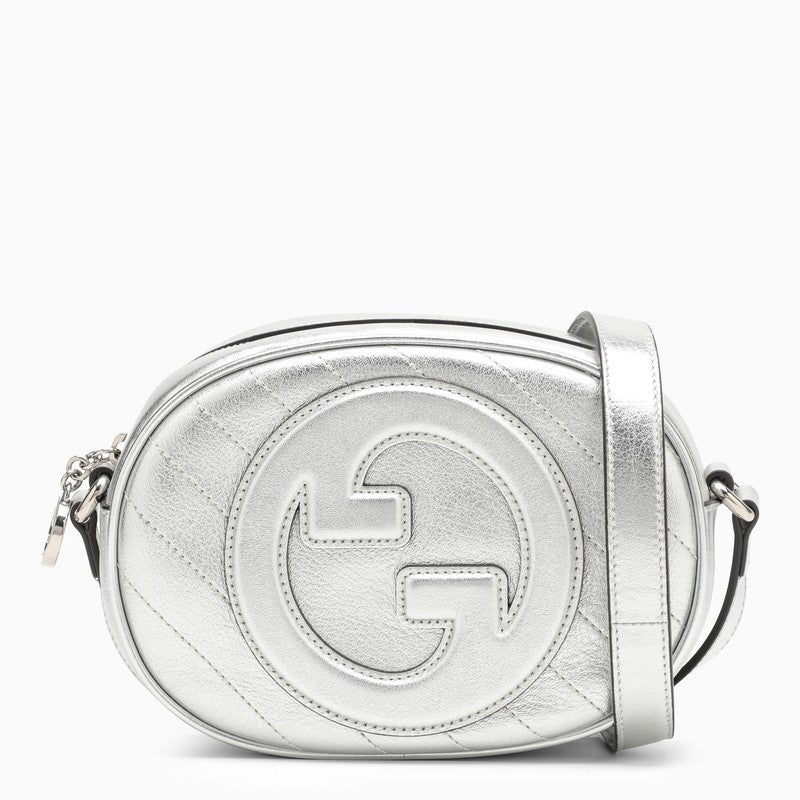 Gucci Gucci Blondie Mini Shoulder Bag Silver Women