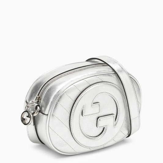 Gucci Gucci Blondie Mini Shoulder Bag Silver Women