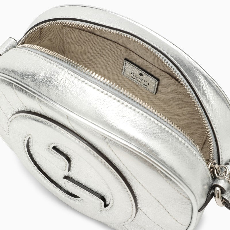 Gucci Gucci Blondie Mini Shoulder Bag Silver Women