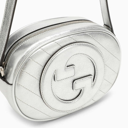 Gucci Gucci Blondie Mini Shoulder Bag Silver Women