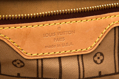 Louis Vuitton 2012  Brown Monogram Neverfull GM Tote