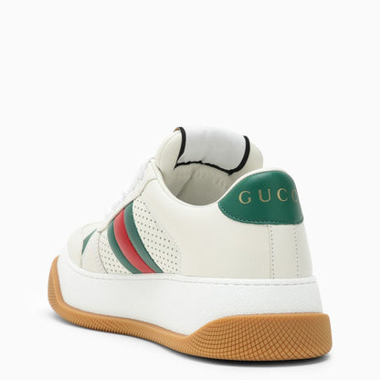 Gucci White Screener Low Sneaker Women