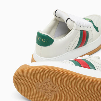 Gucci White Screener Low Sneaker Women