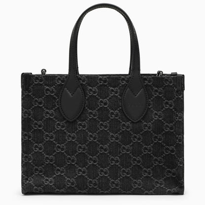 Gucci Medium Ophidia Black/Grey Shopping Bag Women