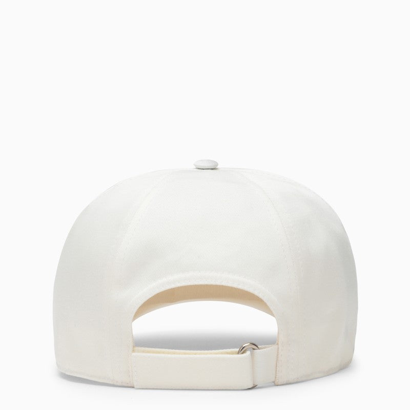 Gucci White Baseball Cap With Logo Men