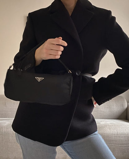 Prada Black Nylon Mini Bag