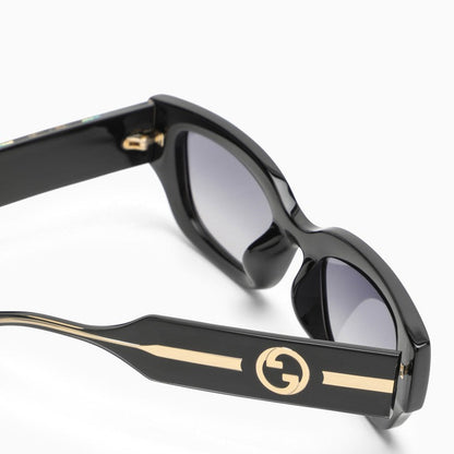 Gucci Rectangular Black Sunglasses Women