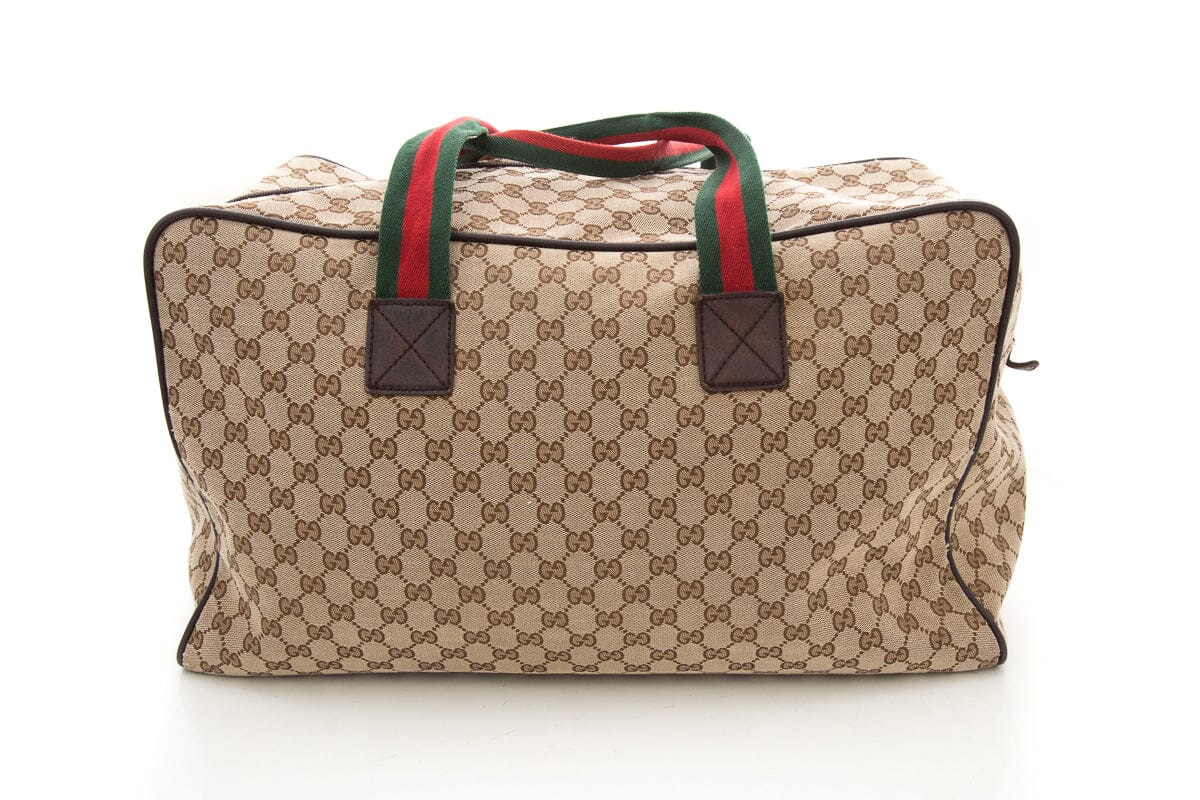 Vintage Gucci Monogram GG Canvas Duffle