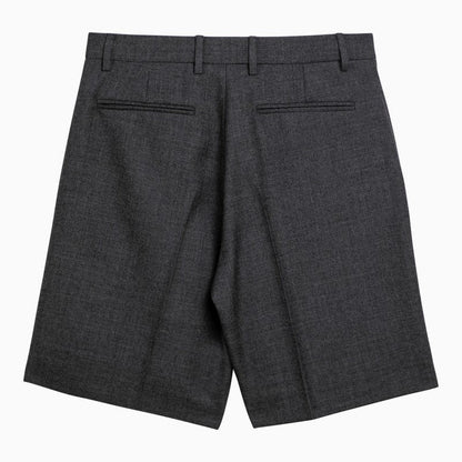 Gucci Grey Wool Bermuda Shorts Women