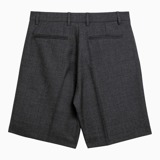 Gucci Grey Wool Bermuda Shorts Women