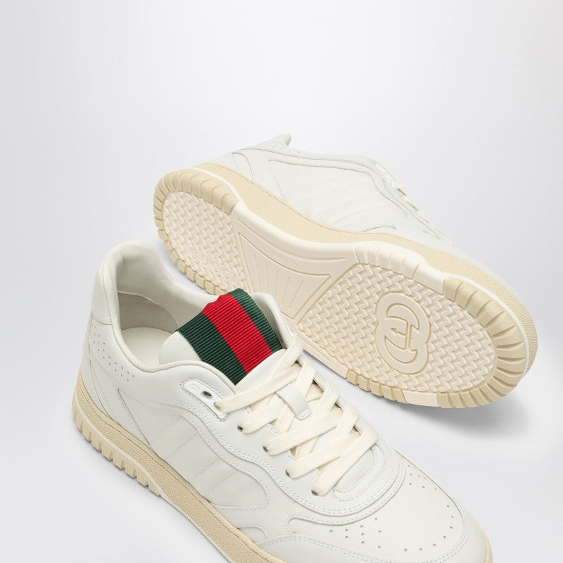 Gucci Re-Web Sneaker White Leather Women