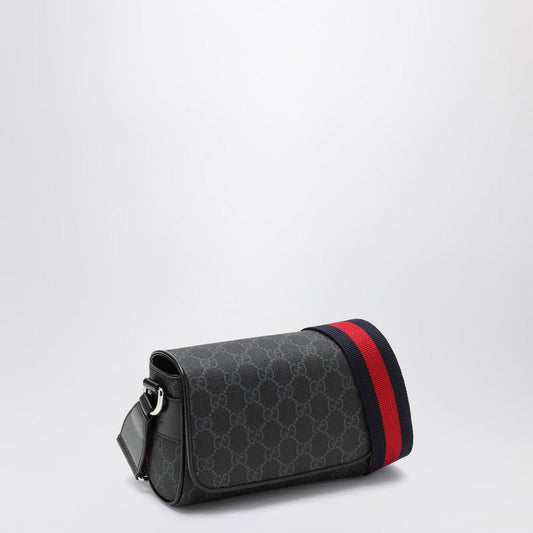 Gucci Gg Supreme Fabric Mini Bag Black Men