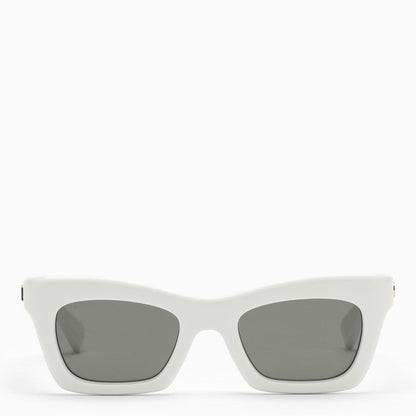 Gucci White Acetate Rectangular Sunglasses Women