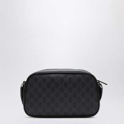 Gucci Gg Supreme Fabric Shoulder Bag Black/Grey Men