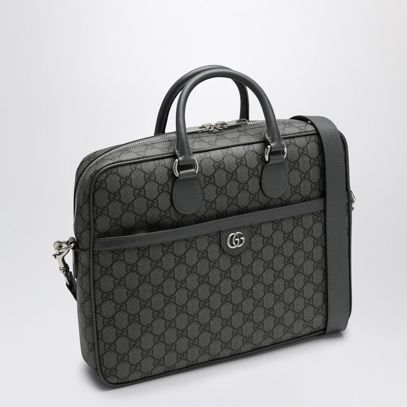 Gucci Ophidia Briefcase In Gg Supreme Fabric Men