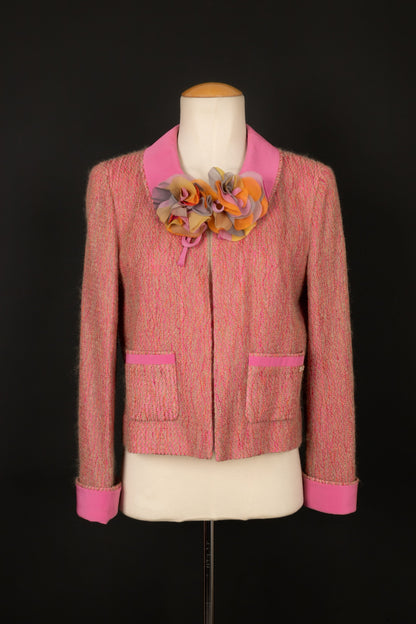 Veste rose Chanel