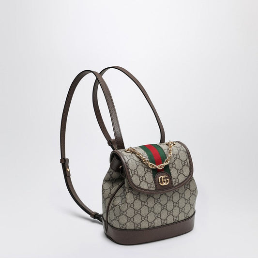 Gucci Ophidia Gg Beige/Ebony Mini Backpack Women