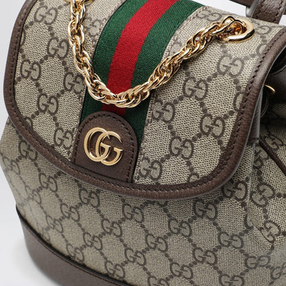 Gucci Ophidia Gg Beige/Ebony Mini Backpack Women