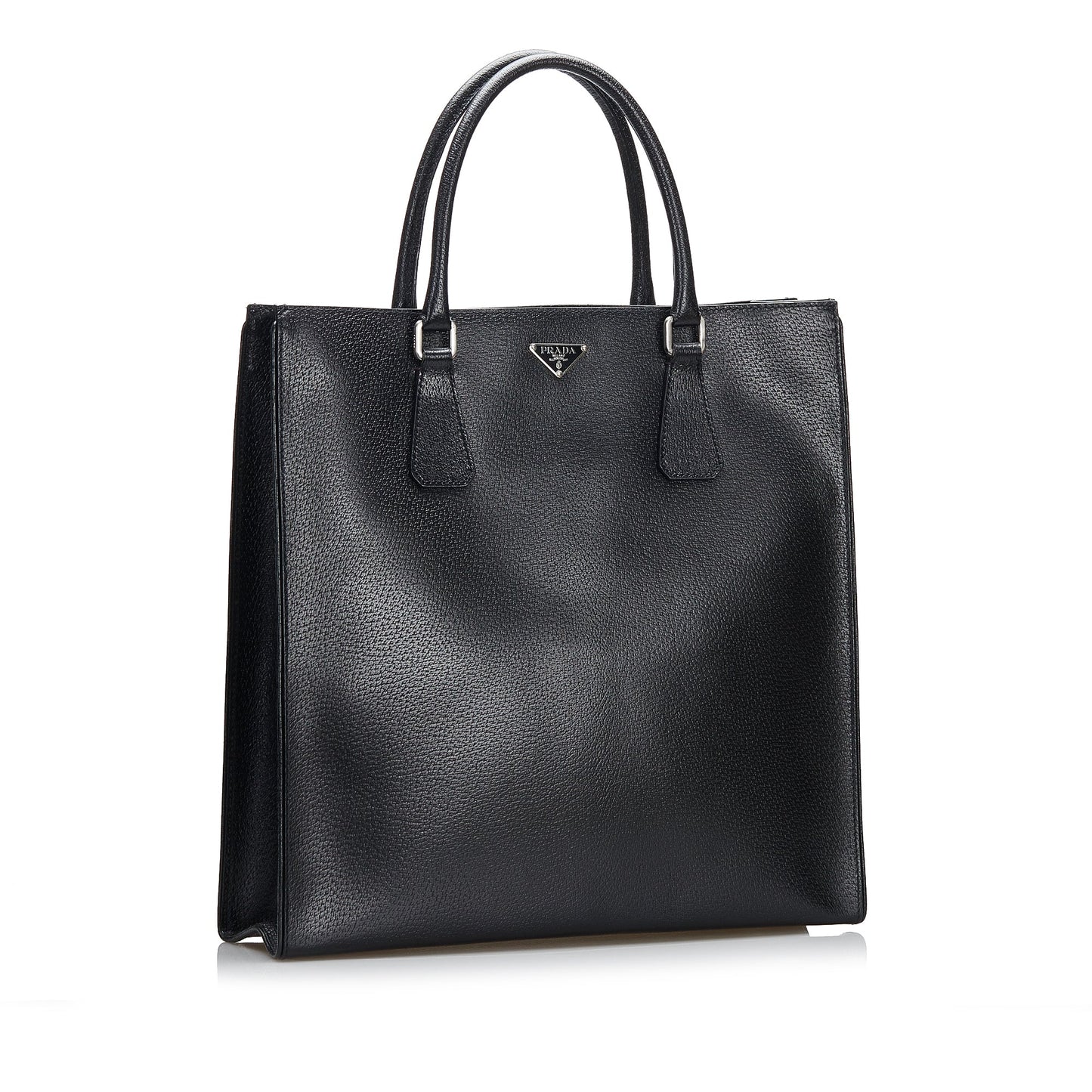 Prada Cinghiale Shopping Tote Bag Black