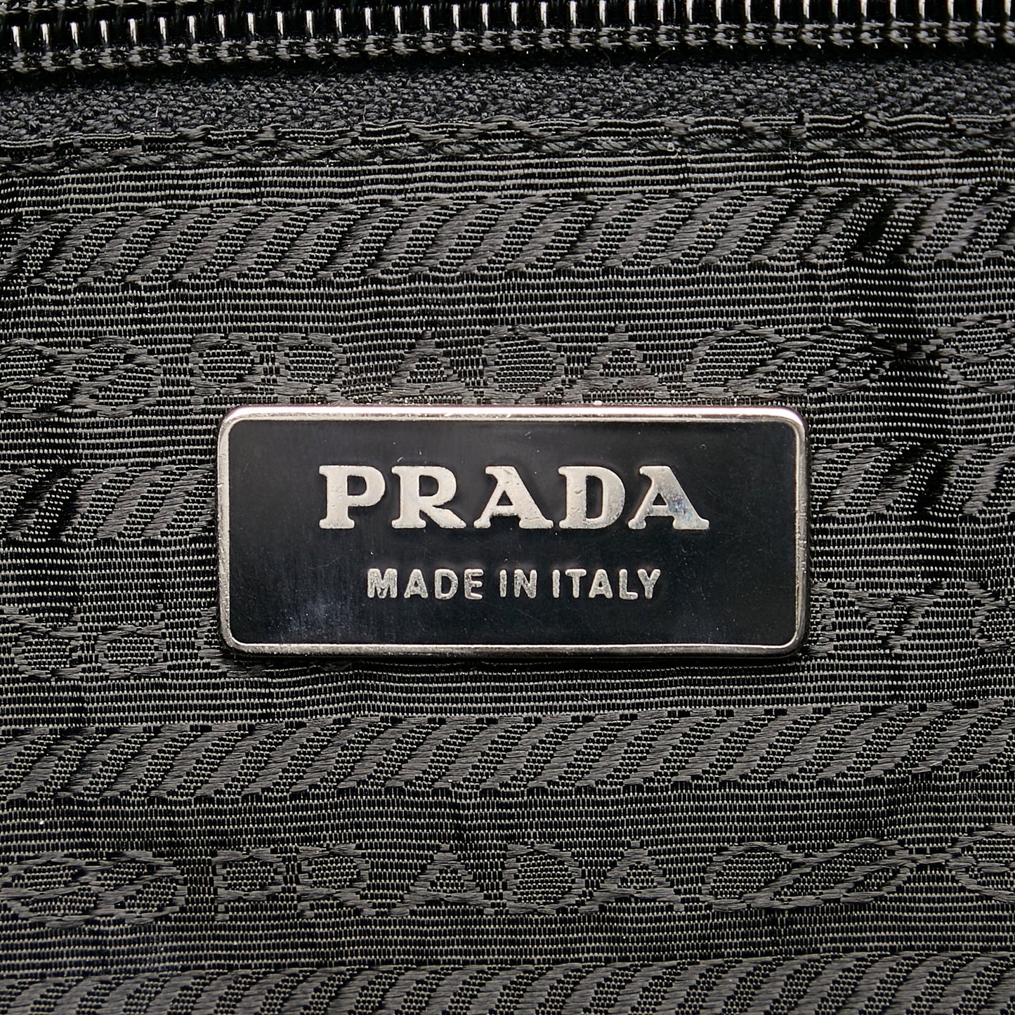 Prada Cinghiale Shopping Tote Bag Black