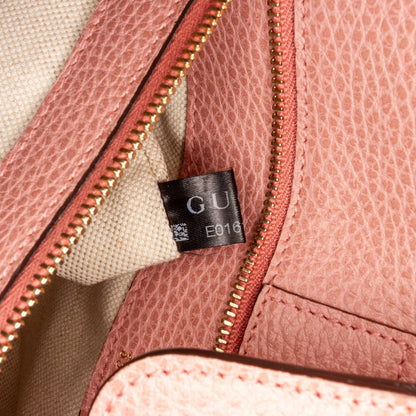 Pink Gucci Small Swing Tote Bag