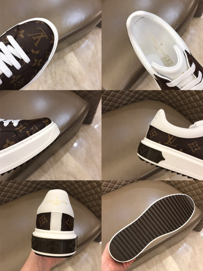 The Bags Vibe - Louis Vuitton Time Out Brown Sneaker