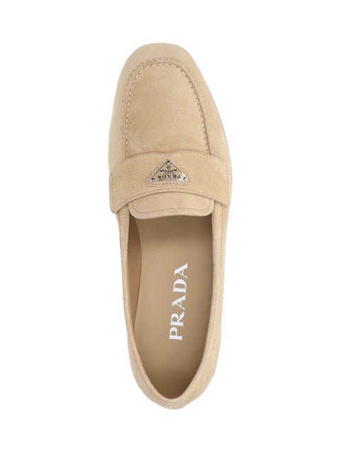 Prada Women Logo Loafers