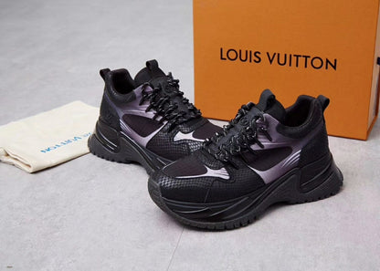 The Bags Vibe - Louis Vuitton Run Away Brown Black Sneaker