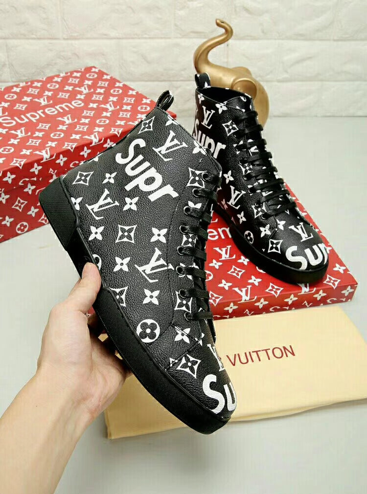 The Bags Vibe - Louis Vuitton Stellar Trainer Boot Black S Sneaker