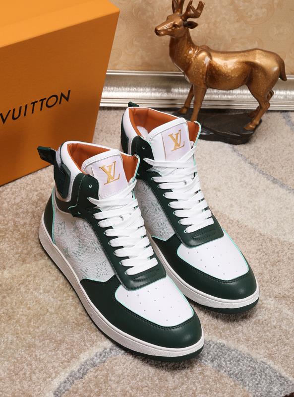 The Bags Vibe - Louis Vuitton Rivoli High Green Sneaker