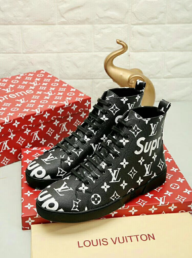 The Bags Vibe - Louis Vuitton Stellar Trainer Boot Black S Sneaker