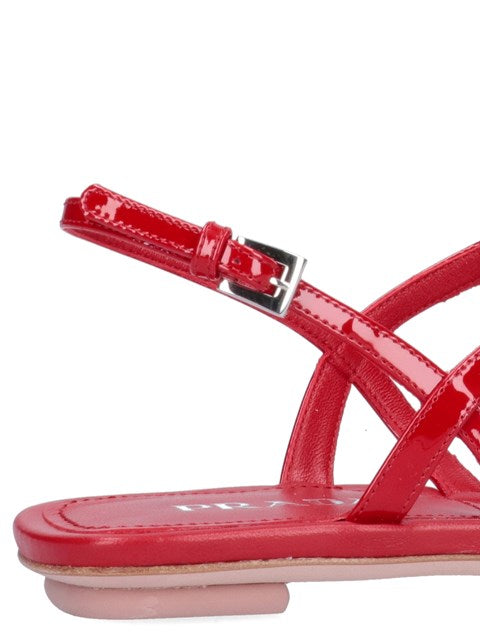 Prada Women Logo Sandals