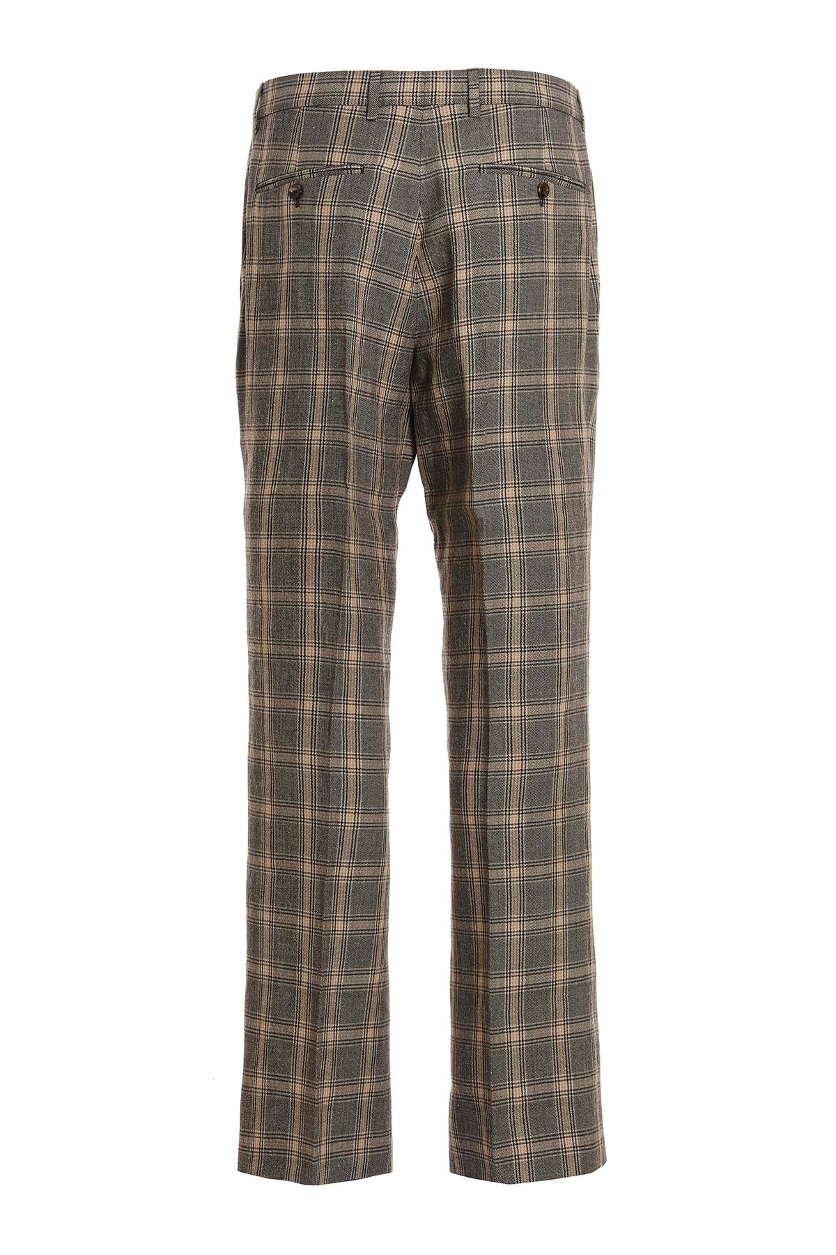 Gucci Men Prince Of Wales Trousers