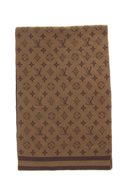 Louis Vuitton Brown Monogram Scarf