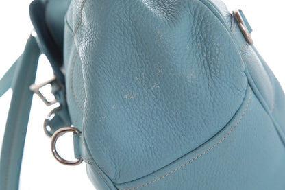 Prada Light Blue Leather Shoulder Bag