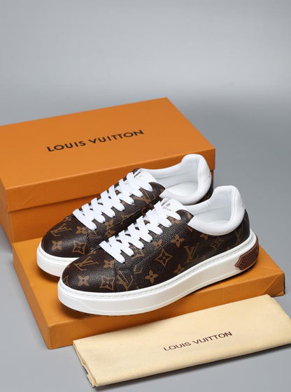 The Bags Vibe - Louis Vuitton Time Out Brown Sneaker