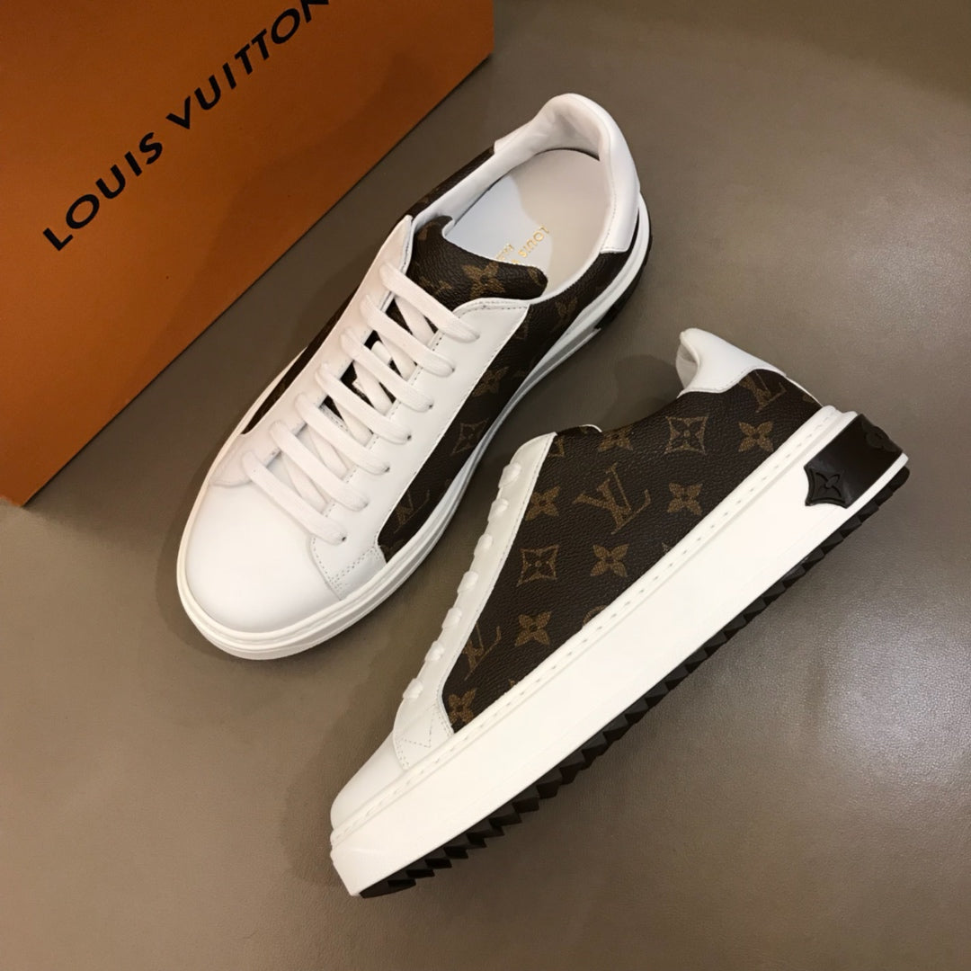 The Bags Vibe - Louis Vuitton Time Out Brown Sneaker