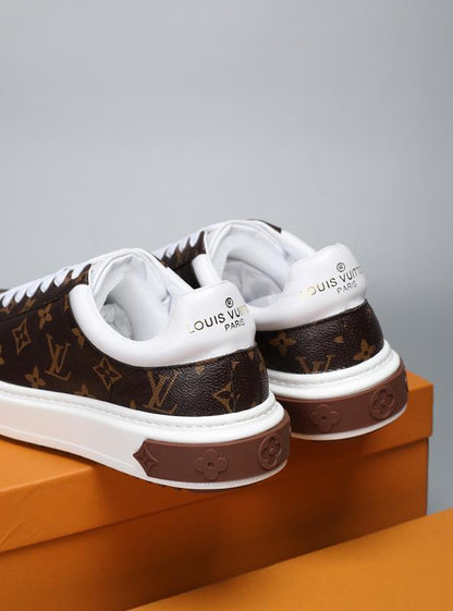 The Bags Vibe - Louis Vuitton Time Out Brown Sneaker