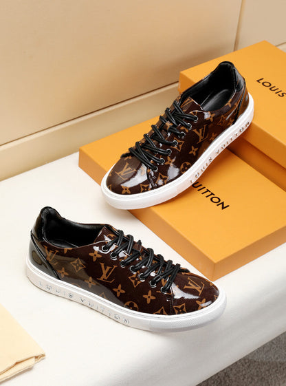 The Bags Vibe - Louis Vuitton Low LWnogram Brown Breathable Sneaker