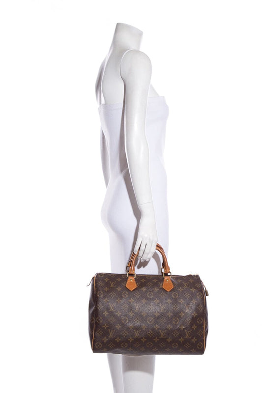 Louis Vuitton Vintage '10 Speedy Monogram Handbag