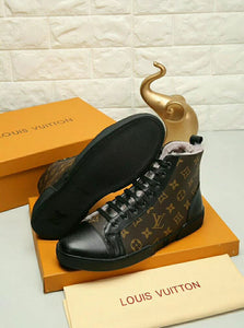 The Bags Vibe - Louis Vuitton HIgh Top Brown Sneaker