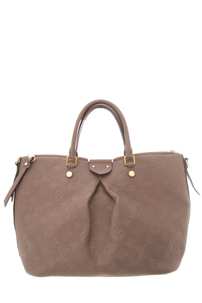 Louis Vuitton 2015 Dark Taupe Empreinte Mazarine Handbag