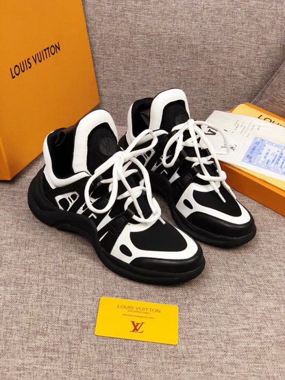 The Bags Vibe - Louis Vuitton Archlight Black White Sneaker