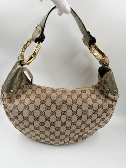 Vintage Gucci Bamboo Hobo Bag