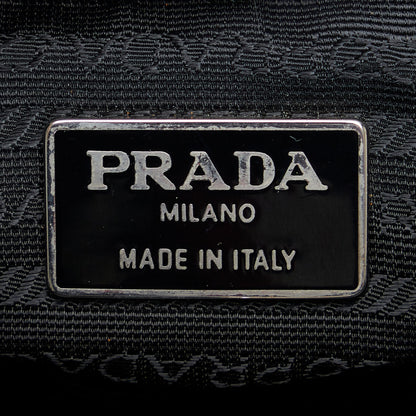 Prada Tessuto Handbag Black Nylon Canvas